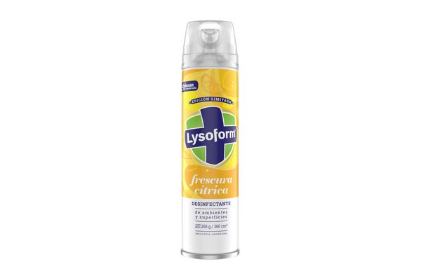 Desinfectante de Ambientes y Elimina Olores LYSOFORM Frescura Cítrica en Aerosol 360 ml en Tienda Inglesa