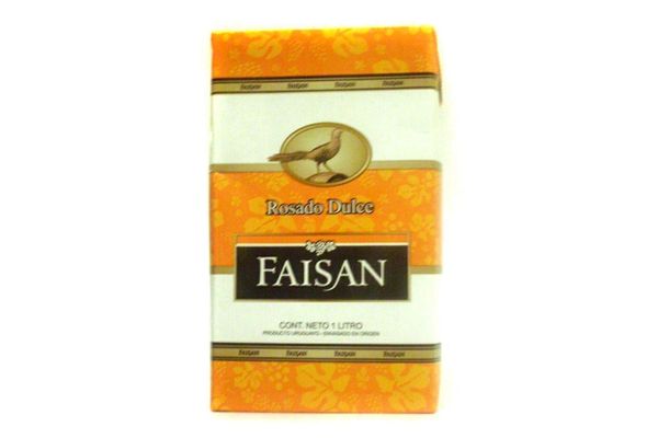 Vino FAISÁN Rosado Moscatel Dulce Tetra 1 L en Tienda Inglesa