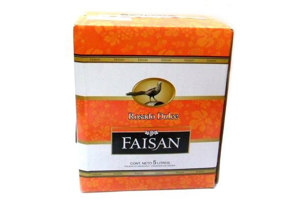 Vino FAISÁN Rosado Dulce Bag 5 L en Tienda Inglesa
