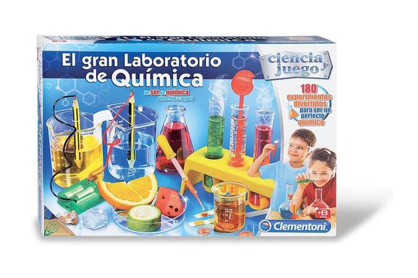 Clementoni Ciencia Y Juego | Gran Laboratorio De Química Con 250+ Experimentos | Incluye Instrumentos Y Químicos Seguros | Hecho En Italia | Para Niños +8 Años
