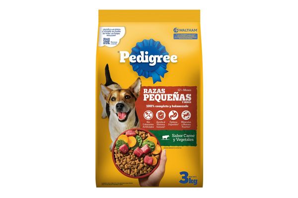 Alimento para Perros Adultos Razas Pequeñas PEDIGREE 3 Kg en Tienda Inglesa