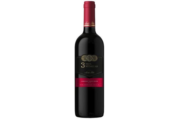 Vino 3 MEDALLAS Santa Rita Cabernet Sauvignon 750 ml en Tienda Inglesa