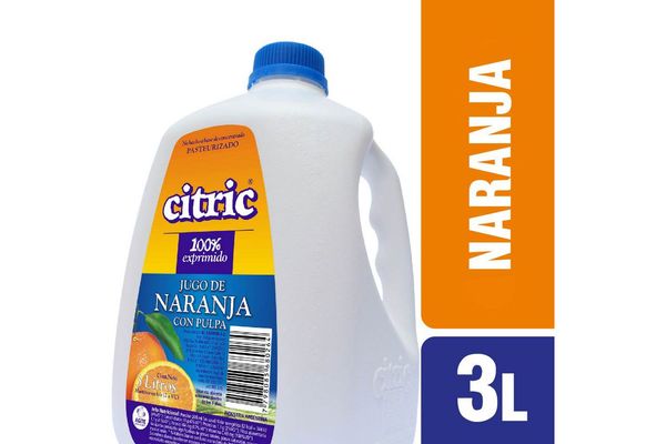 Jugo de Naranja con Pulpa CITRIC 100% Exprimido Bidón 3 L en Tienda Inglesa