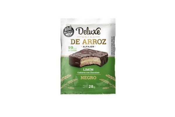 Alfajor de Arroz Relleno de Mousse de Limón DELUXE 28 gr en Tienda Inglesa