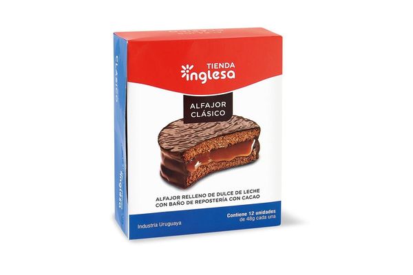 Alfajores de Chocolate Clásico TIENDA INGLESA x 12 Unidades en Tienda Inglesa