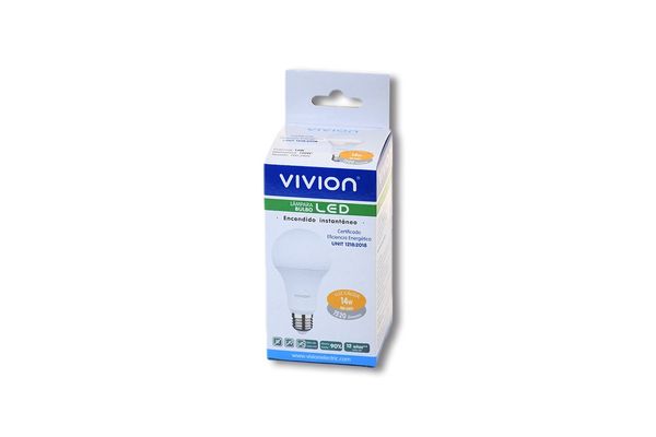 Lampara Led VIVION A70 14W E27 Cálida en Tienda Inglesa