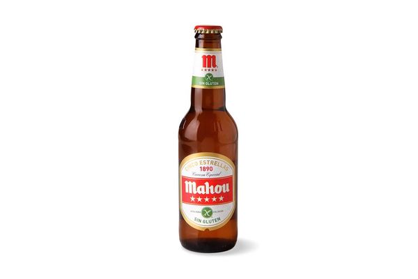 Cerveza sin Gluten MAHOU Botella 330 ml en Tienda Inglesa