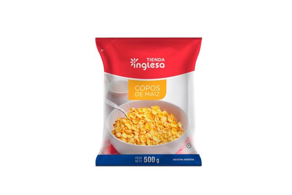 Cereal Copos Maíz TIENDA INGLESA 500 gr en Tienda Inglesa