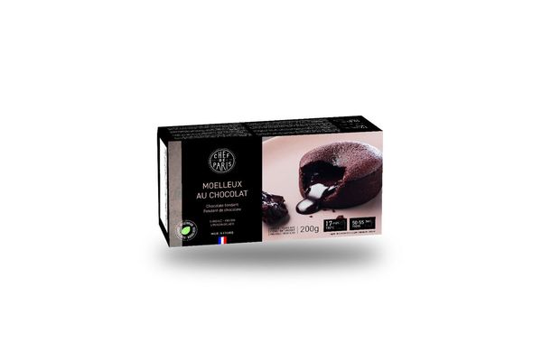 Fondant de Chocolate CHEF DE PARIS x 2 en Tienda Inglesa