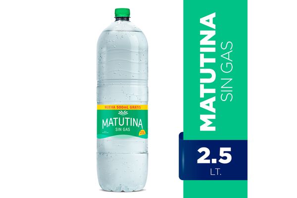 Agua Matutina Sin Gas X6