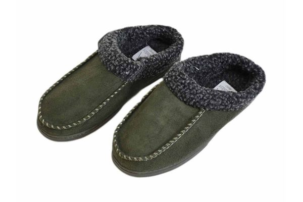 Pantufla Mocasín de Hombre Verde Talle 43/44 en Tienda Inglesa