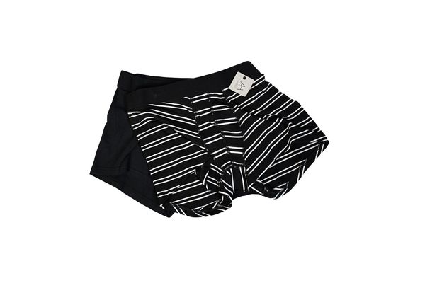 Boxers Ropa Interior Masculina X2 Pack X2 Boxer De Hombre Negro