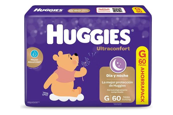 Pañales HUGGIES Ultraconfort Talle G x 60 Unidades en Tienda Inglesa