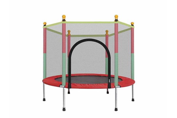 Cama Elástica Diámetro 140 cm con Red de Seguridad y Perímetro de Protección en Tienda Inglesa