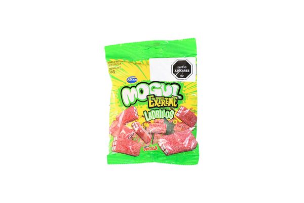 Gomitas de Ladrillos MOGUL Extreme Sabor Frutilla 150 gr en Tienda Inglesa