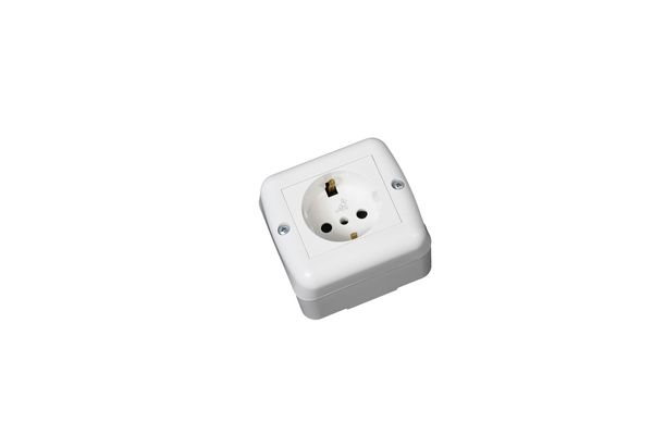 Caja Exterior 2 Módulos con Schucko 2 P+ T L/C (A) Blanco Fp en Tienda Inglesa