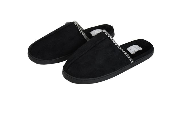 Pantufla Fieltro de Hombre Negro Talle 43 a 44 en Tienda Inglesa