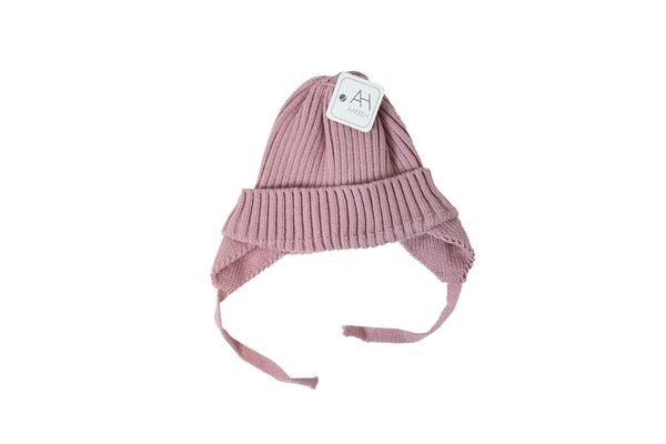 Gorro Tejido Orejas de Bebe Rosa Talle Único en Tienda Inglesa