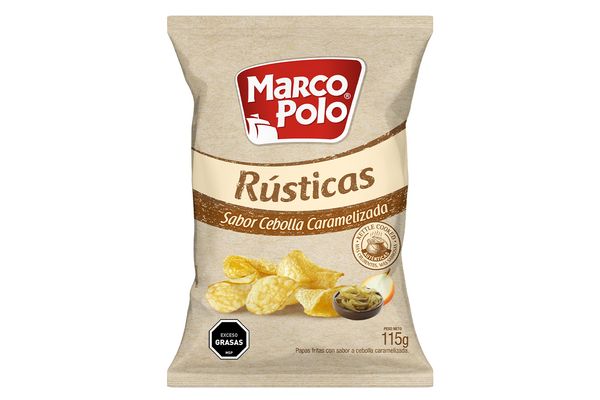 Papas Rústicas MARCO POLO Cebolla Caramelizada 115 gr en Tienda Inglesa