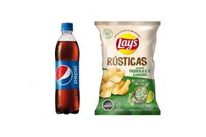 Combo Tienda Peso: Papas Fritas LAY'S Rusticas Hierbas y Limón 100 gr... en Tienda Inglesa