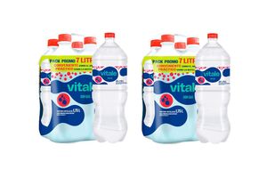 Pack x2: Agua  VITALE con Gas 1.75L x4 en Tienda Inglesa