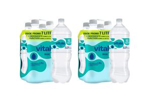 Pack x2: Agua  VITALE sin Gas 1.75L x4 en Tienda Inglesa