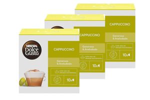Pack x3: Cápsulas de Café DOLCE GUSTO Cappuccino x10 en Tienda Inglesa
