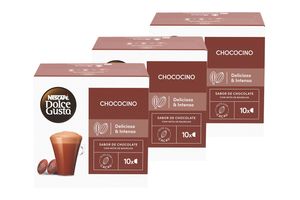 Pack x3: Cápsulas de Café DOLCE GUSTO Chococcino  x10 en Tienda Inglesa