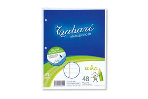 Hoja TABARÉ Cuadriculadas  x 48 Hojas en Tienda Inglesa