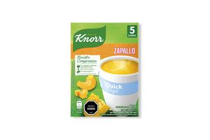 Sopa Light de Zapallo KNORR Quick x 5  Unidades en Tienda Inglesa