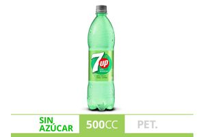 Refresco SEVEN UP Lima Limón sin Azúcares 500 ml en Tienda Inglesa