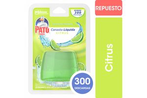 Canasta Líquida PATO PURIFIC Cítrico Repuesto 50 ml en Tienda Inglesa