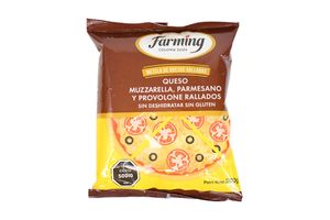 Queso Rallado FARMING Mezcla 3 Quesos 200 gr en Tienda Inglesa