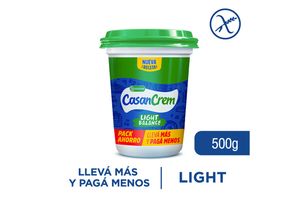 Queso Crema CASANCREM Light Balance 500 gr en Tienda Inglesa