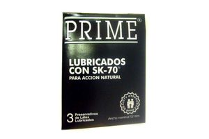 Preservativos PRIME Lubricados 3 Unidades en Tienda Inglesa