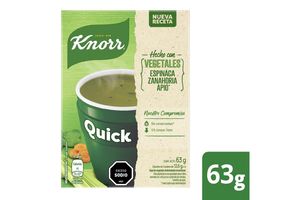 Sopa KNORR Quik de Vegetales 5 Sobres 65 gr en Tienda Inglesa