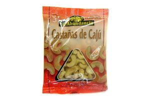 Castañas de Cajú LA ABUNDANCIA  Crudas 100g en Tienda Inglesa