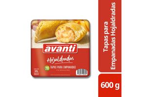 Tapas para Empanadas Hojaldradas AVANTI x 20 Tapas 600 gr en Tienda Inglesa