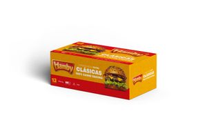 Hamburguesas Clásicas HAMBY x 12 Unidades 1 Kg en Tienda Inglesa