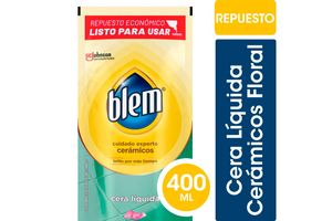 Cera Líquida Pisos Cerámicos BLEM Floral Repuesto Económico 400 ml en Tienda Inglesa