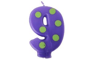 Vela Cumpleaños Nº9 en Tienda Inglesa