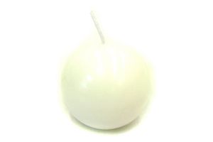 Vela Esfera Blanca 6 cm en Tienda Inglesa