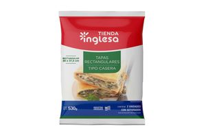 Tapas Rectangulares Tipo Casera TIENDA INGLESA 30 x 37.5 cm 530 gr en Tienda Inglesa