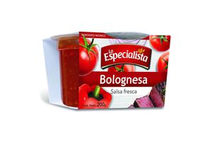 Salsa Bolognesa LA ESPECIALISTA 200 gr en Tienda Inglesa
