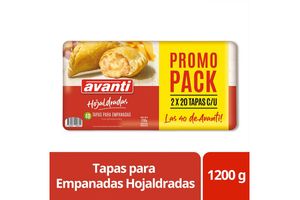 Promo Pack Tapas para Empanadas Hojaldradas AVANTI 40 Tapas en Tienda Inglesa