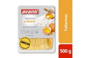 Tallarines Finos al Huevo AVANTI 500 gr en Tienda Inglesa