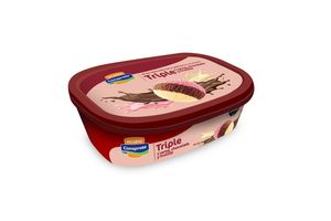 Helado Crema Sabor Vainilla, Frutilla y Chocolate CONAPROLE 1 L en Tienda Inglesa