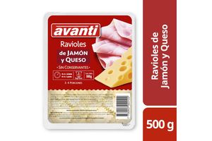 Ravioles de Jamón y Queso AVANTI 500 gr en Tienda Inglesa