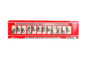 Broche de Gancho Color Blanco N° 2 x 12 Unidades en Tienda Inglesa