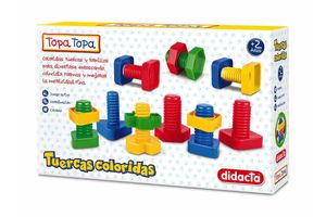 Juego Tuercas Coloridas Topa Topa DIDACTA en Tienda Inglesa
